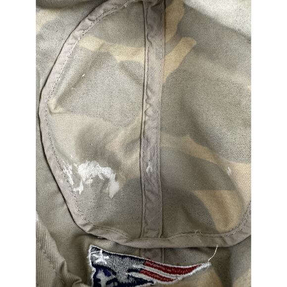 New England Patriots Camo Cadet Cap Distressed Otto Collection - Picture 6 of 6